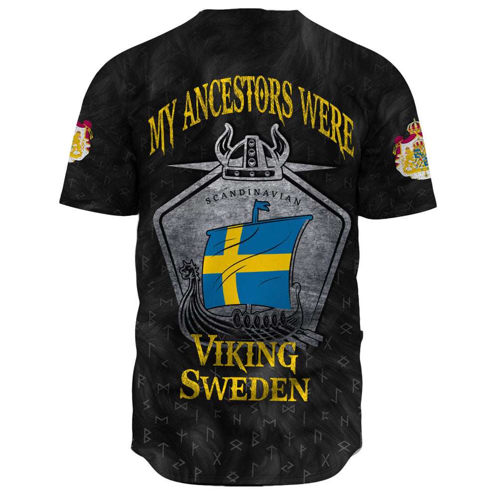 Viking Clothing Viking Sweden Drakkar Baseball Jersey RLT12 - Wonder Print Shop