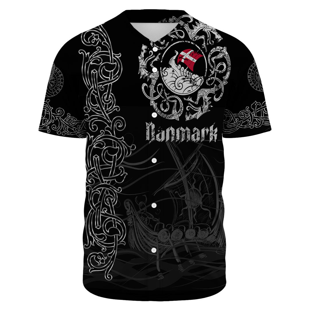 Viking Clothing Viking Drakkar Denmark Warship Baseball Jersey RLT12 - Wonder Print Shop