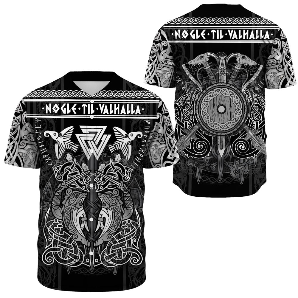 Viking Clothing Viking Valknut Valhalla Celtic Baseball Jersey RLT12 - Wonder Print Shop