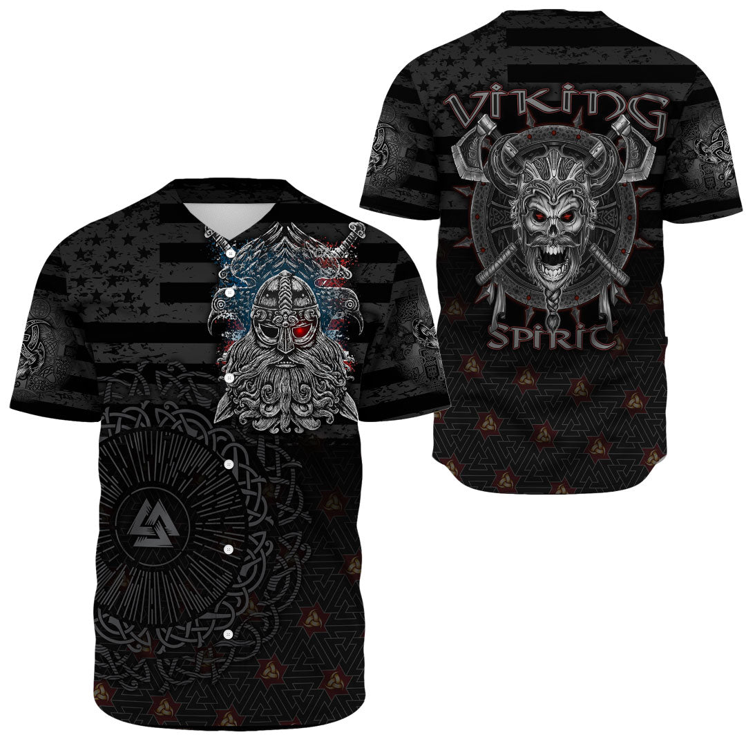 Viking Clothing American Viking The Viking Spirit Baseball Jersey RLT12 - Wonder Print Shop