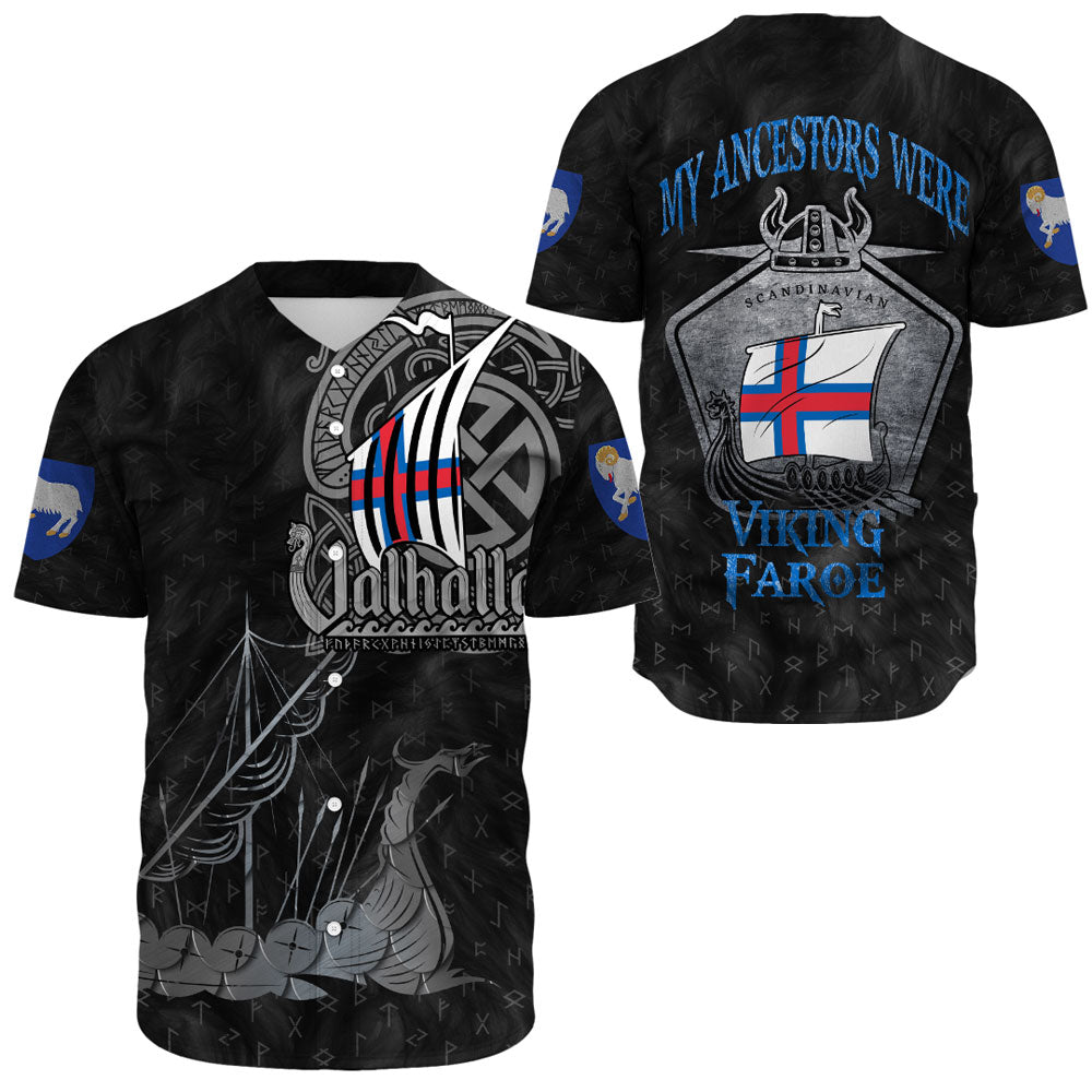 Viking Faroe Islands Drakkar Baseball Jersey RLT12 - Wonder Print Shop