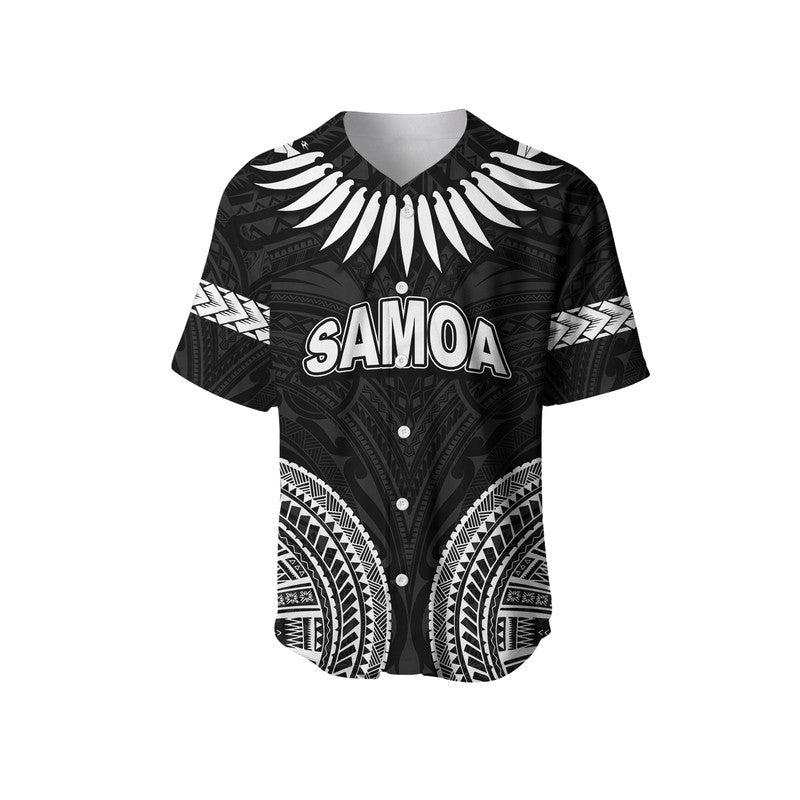Custom Personalised Samoa Ula Nifo Tribal Baseball Jersey White Style LT6 - Wonder Print Shop