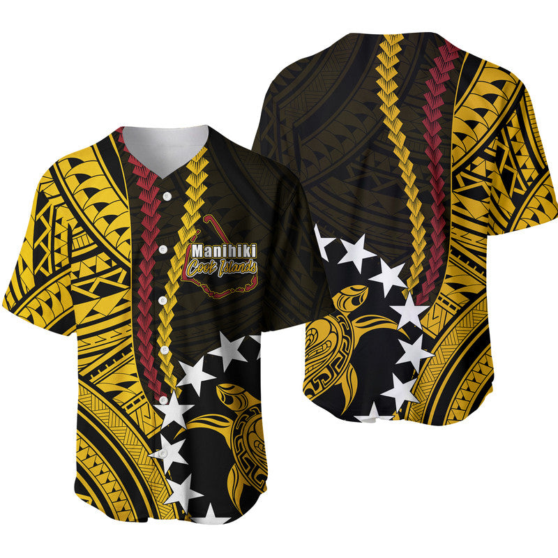 Cook Islands Manihiki Polynesian Baseball Jersey LT6 - Wonder Print Shop