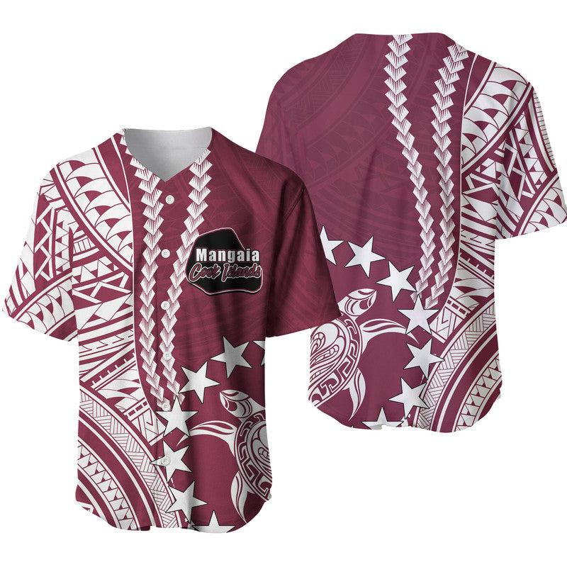 Cook Islands Mangaia Polynesian Baseball Jersey LT6 - Wonder Print Shop