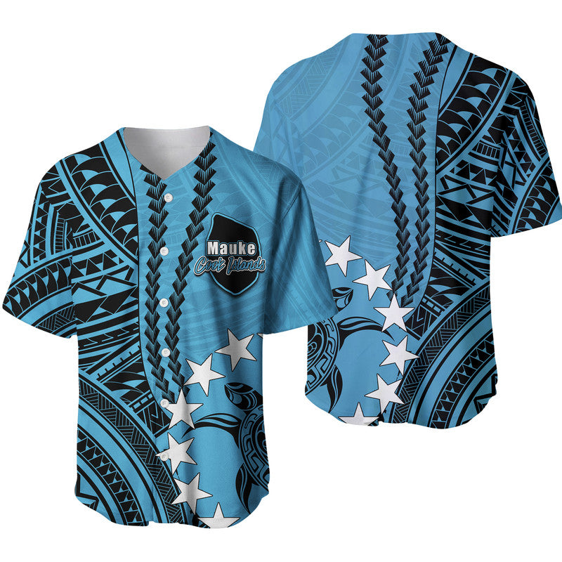 Cook Islands Mauke Polynesian Baseball Jersey LT6 - Wonder Print Shop
