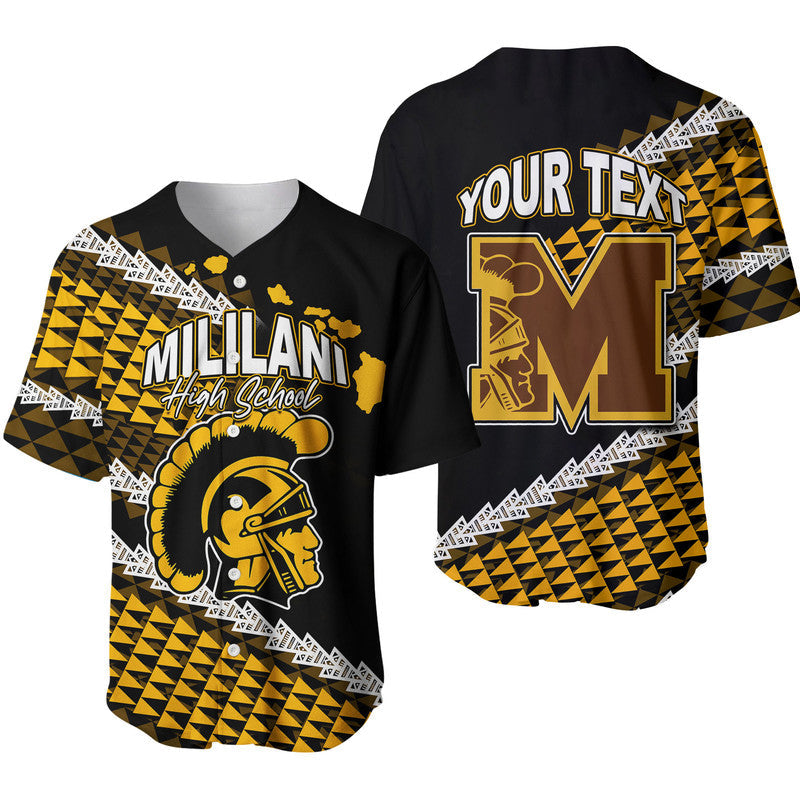 Custom Personalised Mililani High School Hawaii Baseball Jersey LT6 - Wonder Print Shop