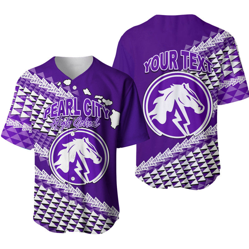 Custom Personalised Pearl City High School Hawaii Baseball Jersey LT6 - Wonder Print Shop