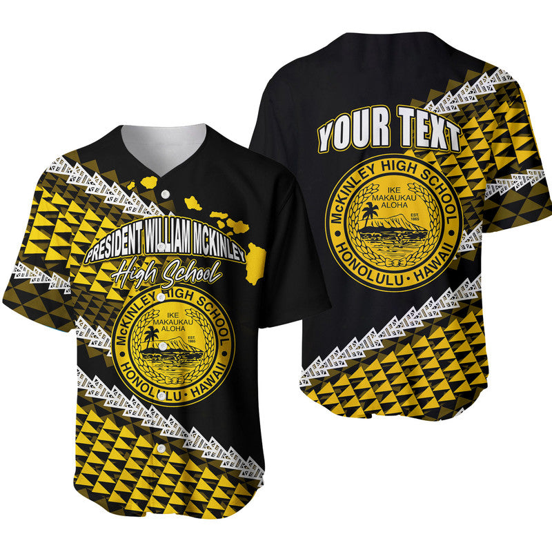 Custom Personalised President William Mckinley High School Hawaii Baseball Jersey LT6 - Wonder Print Shop