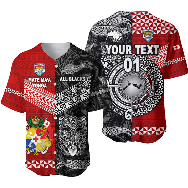 (Custom Text And Number) Tailulu Tonga College Baseball Jersey Class Of Year Tongan Ngatu Pattern Ver.02 LT14