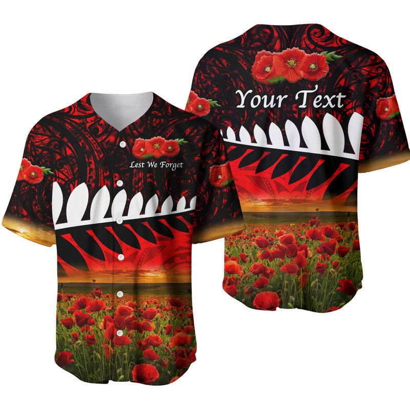custom-personalised-new-zealand-maori-anzac-baseball-jersey-poppy-vibes-red