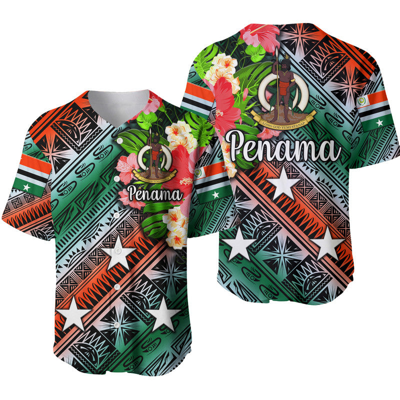 Vanuatu Penama Baseball Jersey Independence Be Proud LT8 - Wonder Print Shop
