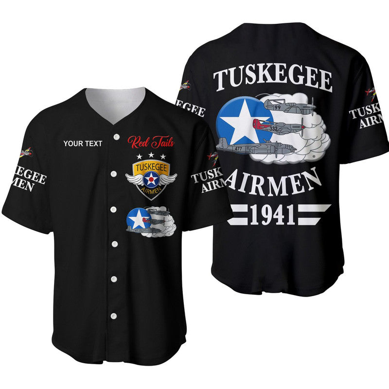 custom-personalised-tuskegee-airmen-baseball-jerseythe-red-tails-simplified-vibes-black
