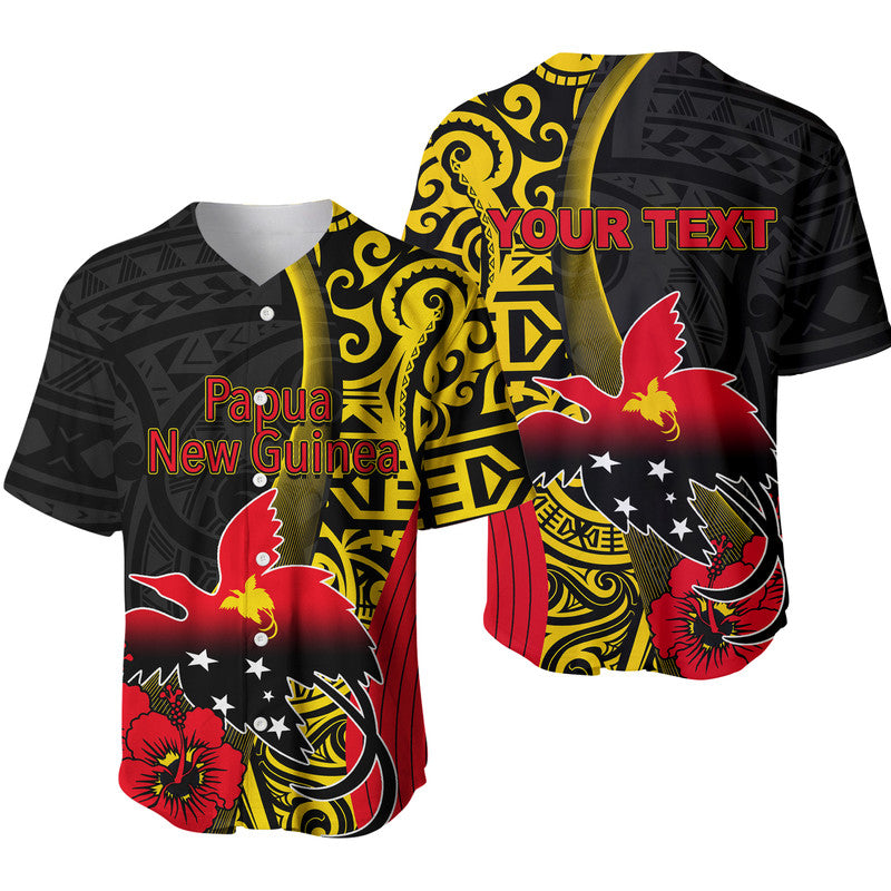 Custom Personalised Papua New Guinea Baseball Jersey Vibe Style LT6 - Wonder Print Shop