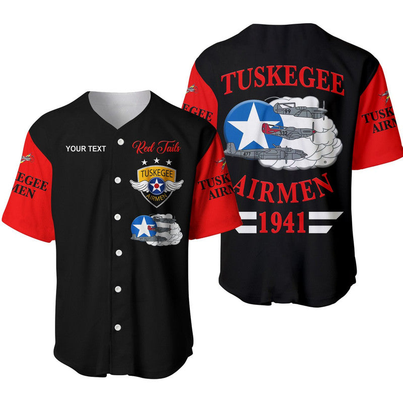 custom-personalised-tuskegee-airmen-baseball-jerseythe-red-tails-simplified-vibes-black-red