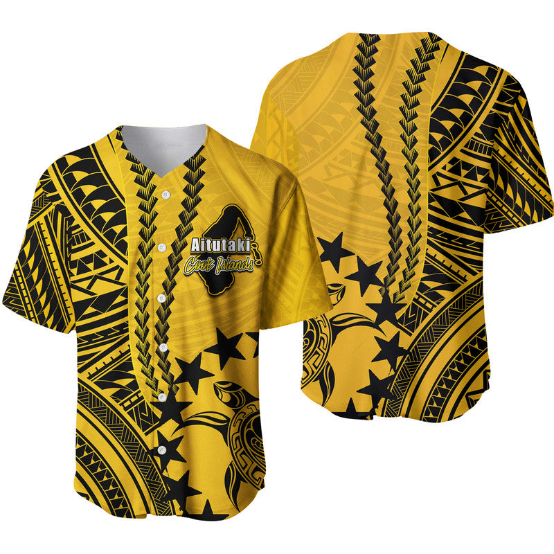 Cook Islands Aitutaki Polynesian Baseball Jersey LT6 - Wonder Print Shop