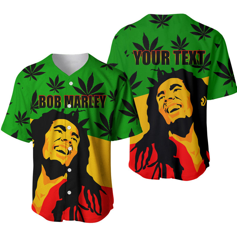 (Custom Personalised) Legend Bob - Reggae Baseball Jersey Style LT6 - Wonder Print Shop