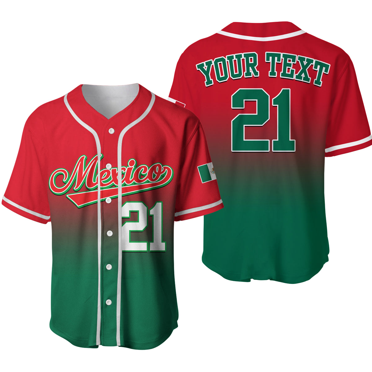 (Custom Text And Number) Baseball 2023 Mexico Baseball Jersey LT9 - Wonder Print Shop