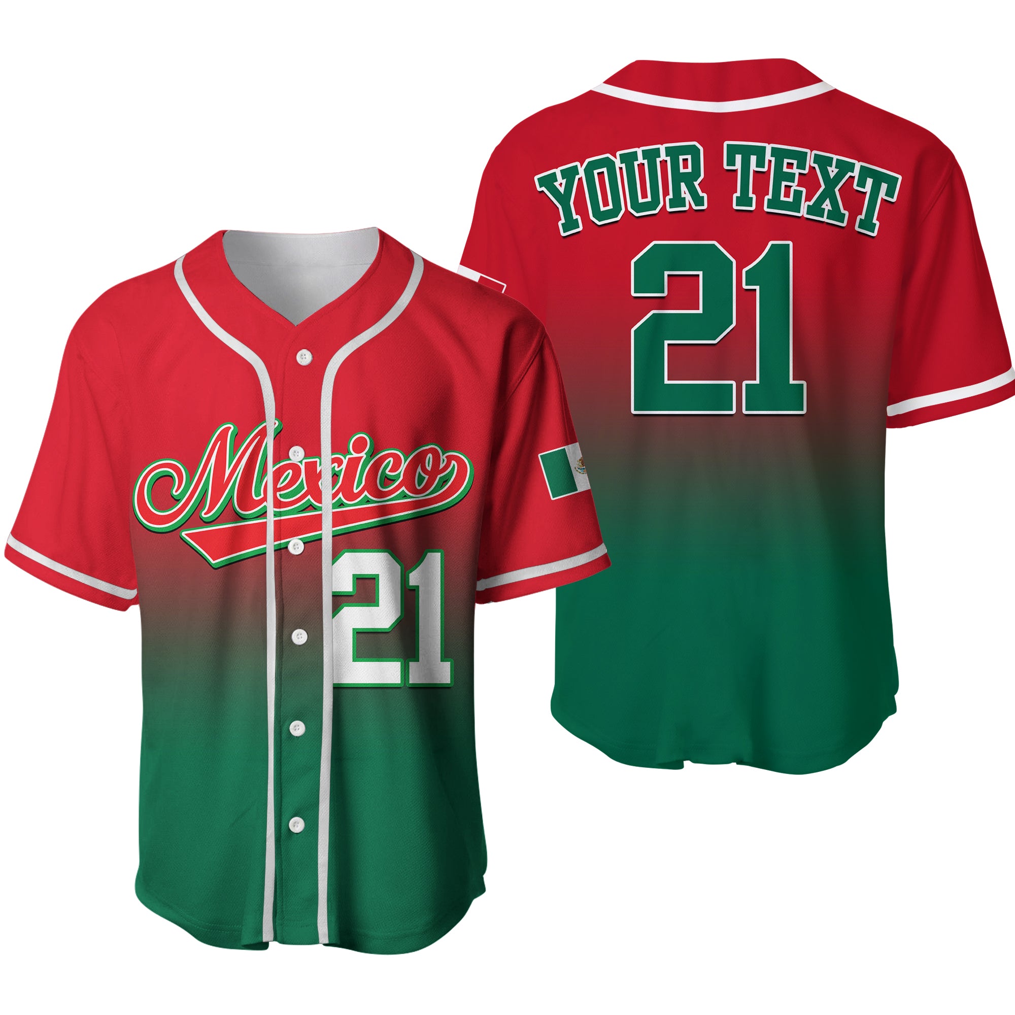 (Custom Text And Number) Baseball 2023 Mexico Baseball Jersey LT9