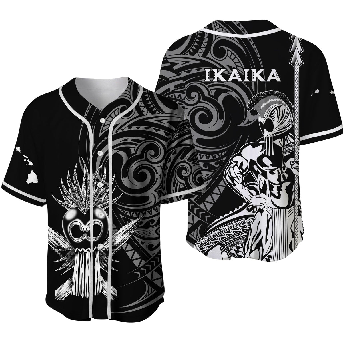 Hawaii Ikaika Warrior Baseball Jersey LT2 - Wonder Print Shop