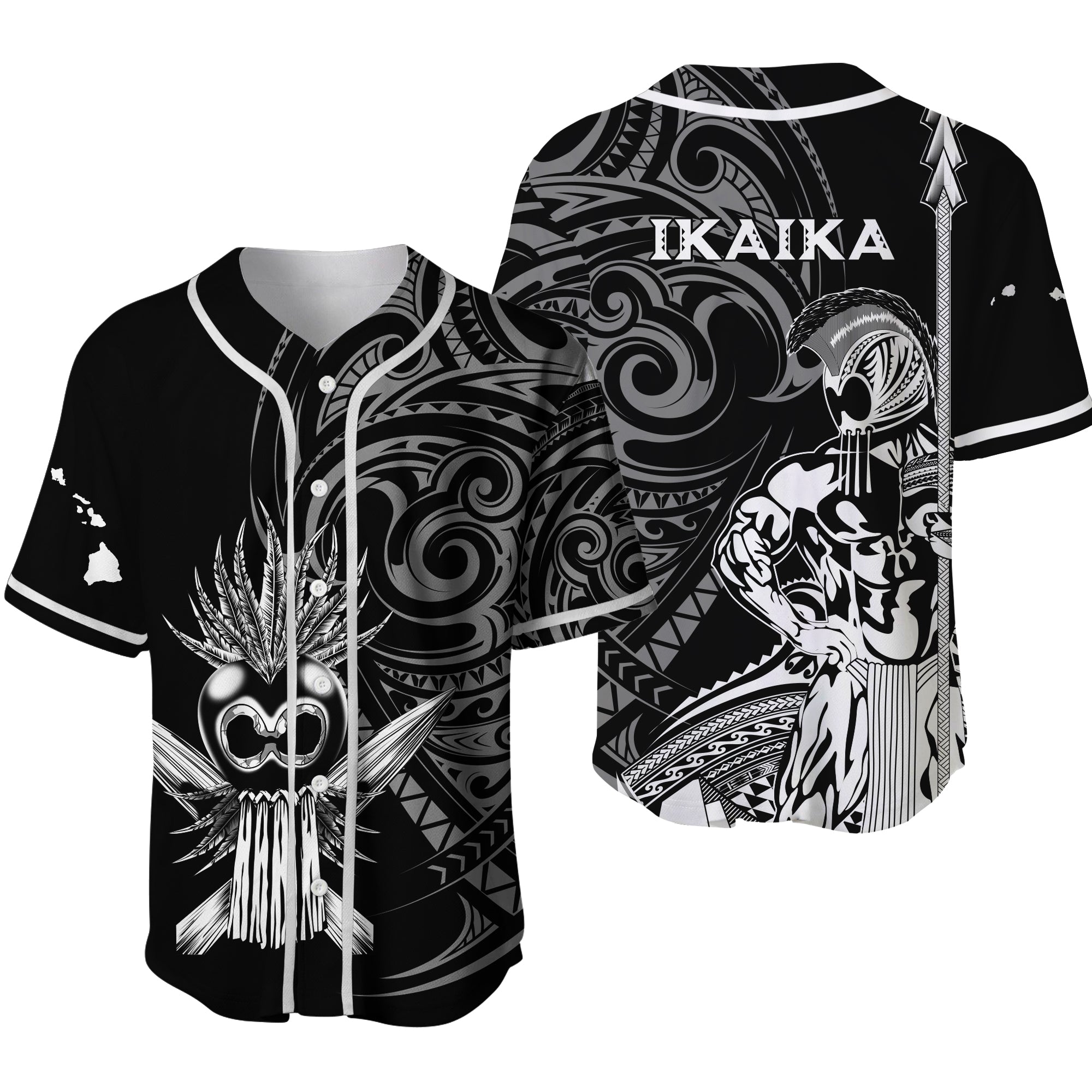Hawaii Ikaika Warrior Baseball Jersey - LT2 - Wonder Print Shop