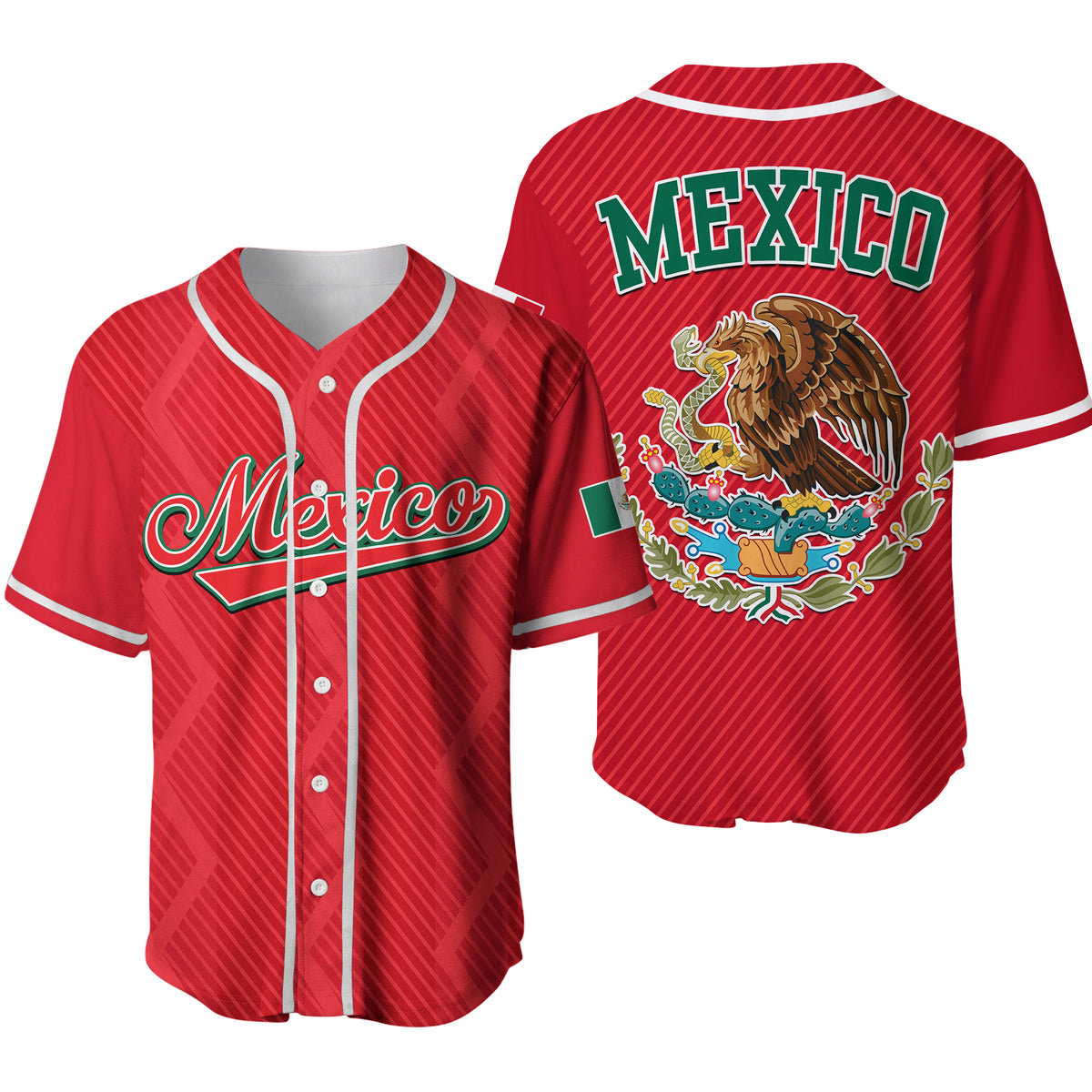 Baseball 2023 Mexico Sporty Red Style Baseball Jersey LT9 - Wonder Print Shop