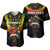 (Custom Personalised) Ethiopia Baseball Jersey Reggae Style No.2 LT6 - Wonder Print Shop