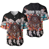 (Custom Personalised) Native American Baseball Jersey Native Patterns Dreamcatcher LT6 - Wonder Print Shop