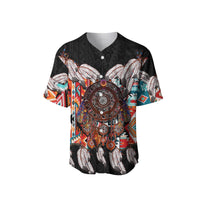 (Custom Personalised) Native American Baseball Jersey Native Patterns Dreamcatcher LT6 - Wonder Print Shop
