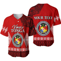 (Custom Personalised) Vava u Tonga Baseball Jersey Tongan Ngatu LT13 - Wonder Print Shop