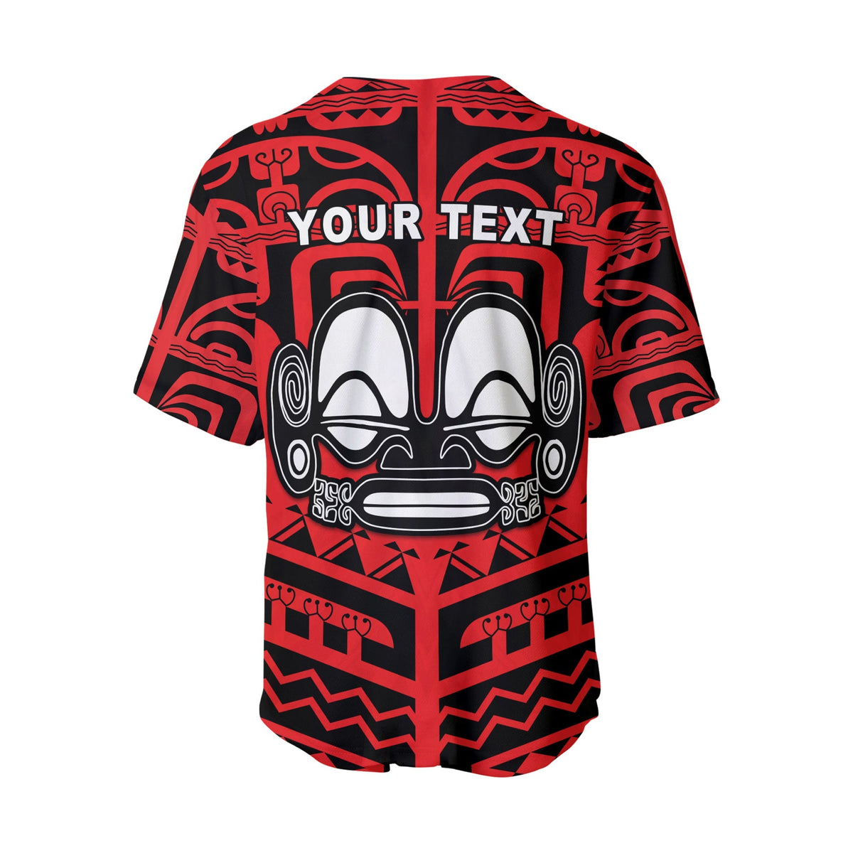 (Custom Personalised) Marquesas Islands Baseball Jersey - Marquesas Tattoo LT13 - Wonder Print Shop