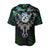 (Custom Personalised) Aotearoa Paua Shell Baseball Jersey Maori Manaia and Fish LT13 - Wonder Print Shop