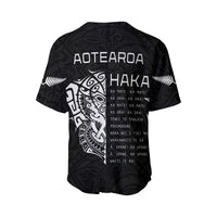 New Zealand Rugby Baseball Jersey Haka All Blacks mix Ta Moko LT13 - Wonder Print Shop