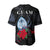 Guam Baseball Jersey Polynesian Flowers Version Black LT13 - Wonder Print Shop