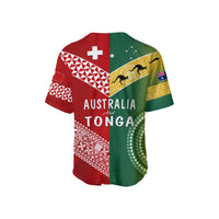 Australia and Tonga Baseball Jersey Version Special LT13 - Wonder Print Shop