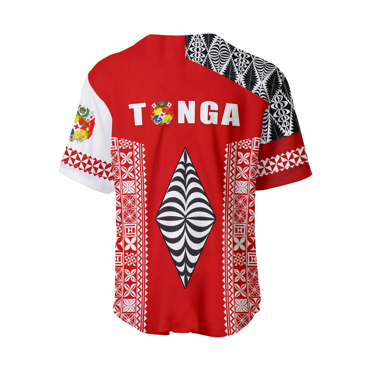 Tonga Rugby Baseball Jersey Mate Ma'a Tonga LT13 - Wonder Print Shop