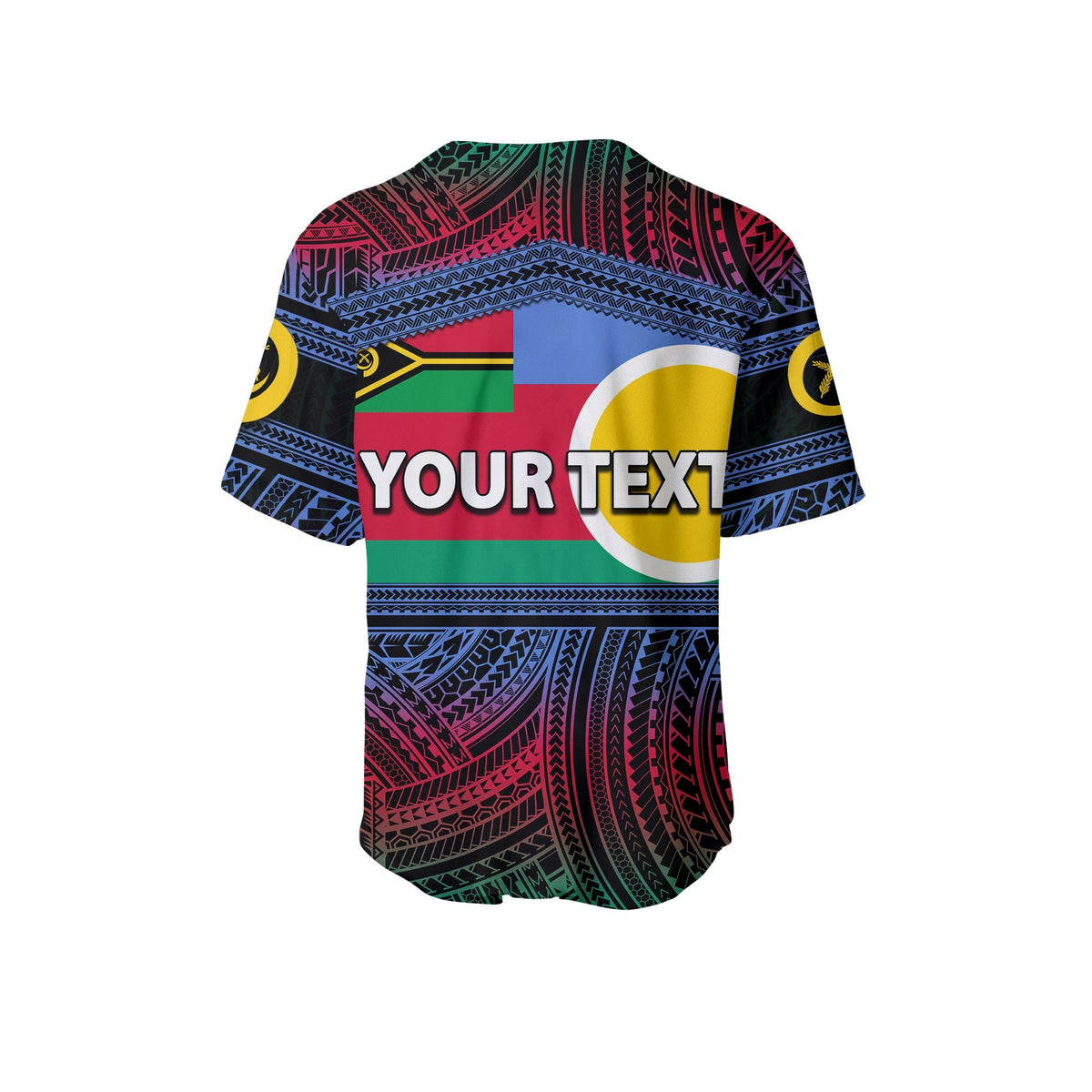 (Custom Personalised) Shefa Province Baseball Jersey Of Vanuatu Polynesian Patterns LT6 - Wonder Print Shop