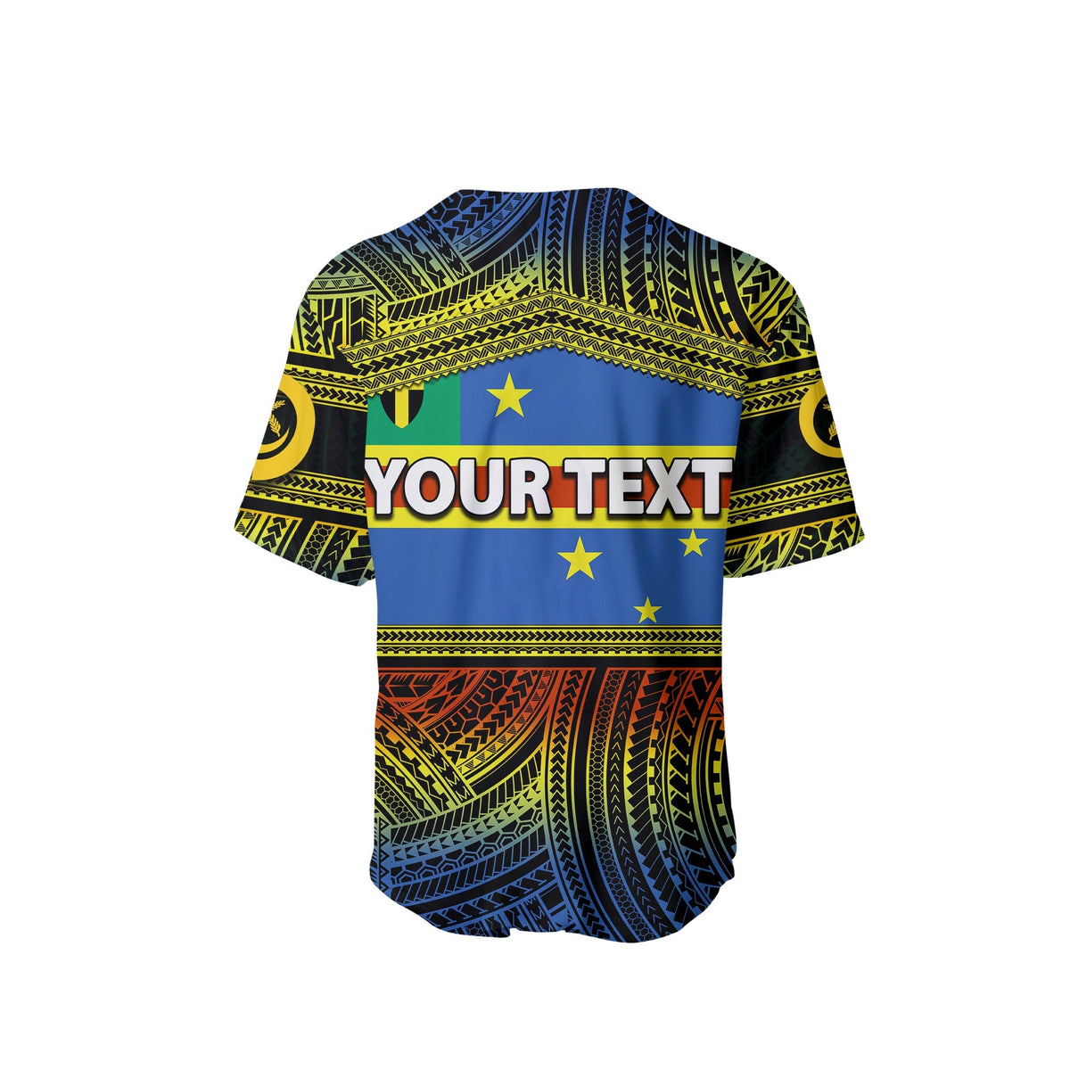 (Custom Personalised) Tafea Province Baseball Jersey Of Vanuatu Polynesian Patterns LT6 - Wonder Print Shop