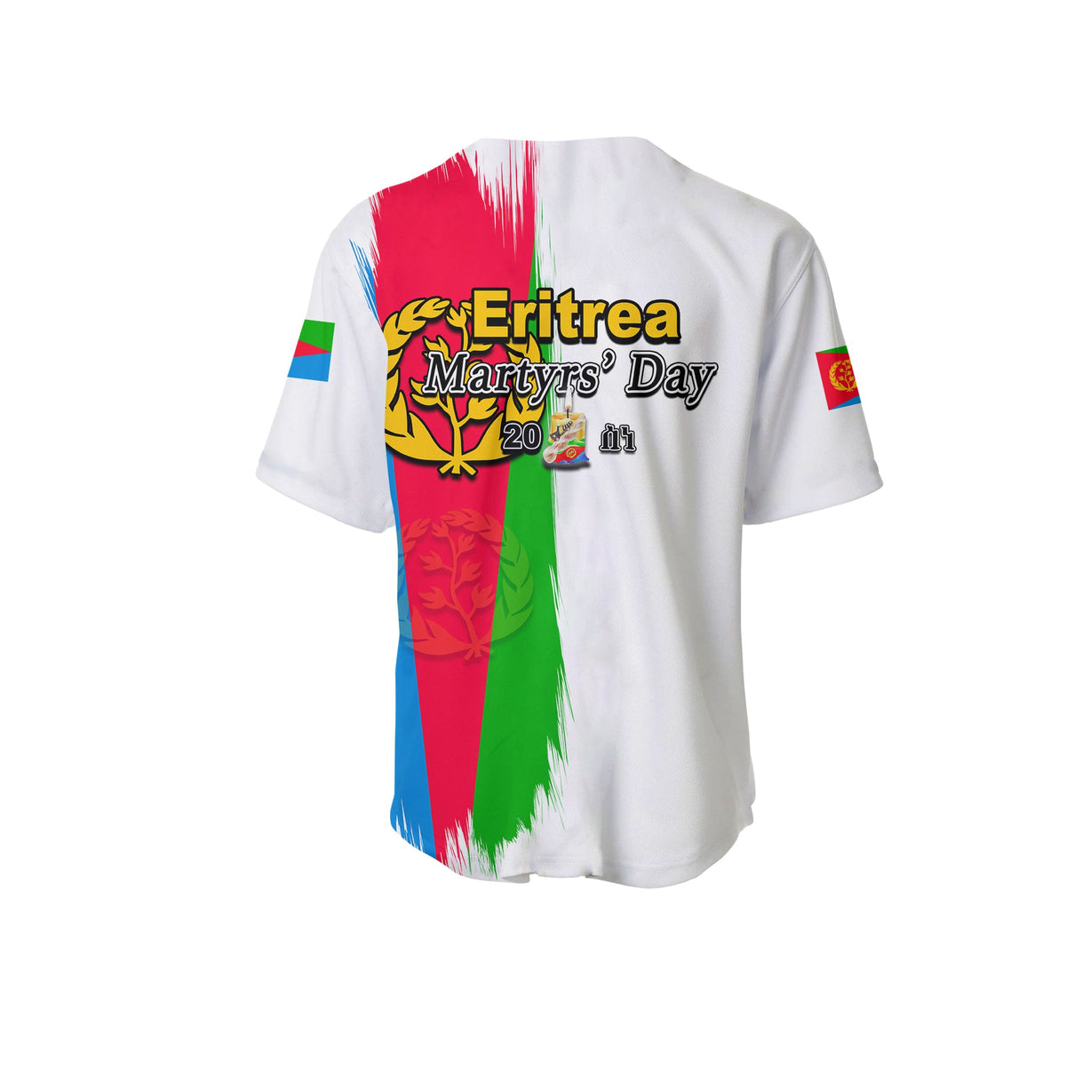 Eritrea Martyrs Day Baseball Jersey In Memory LT6 - Wonder Print Shop