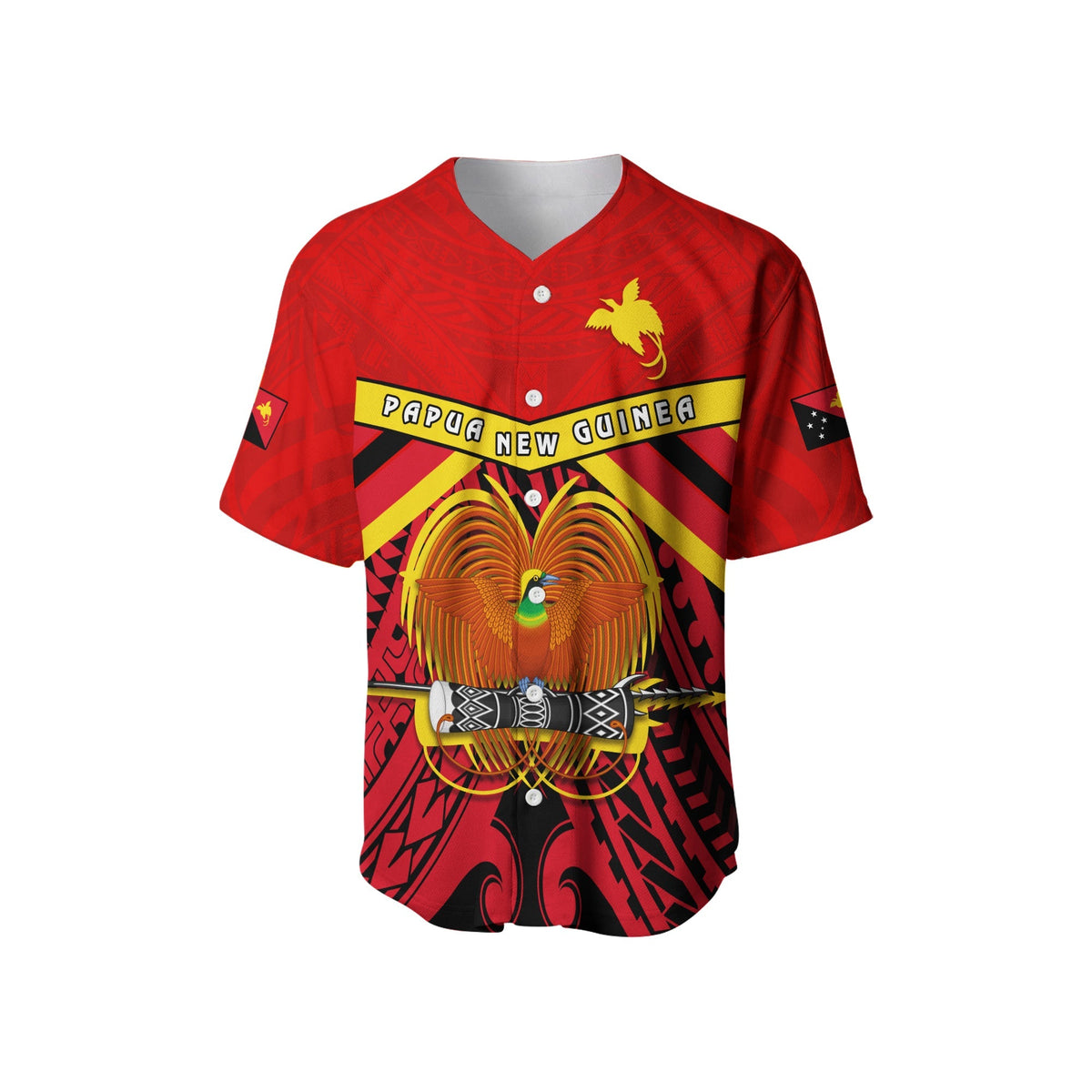 Papua New Guinea Baseball Jersey the One and Only LT13 - Wonder Print Shop