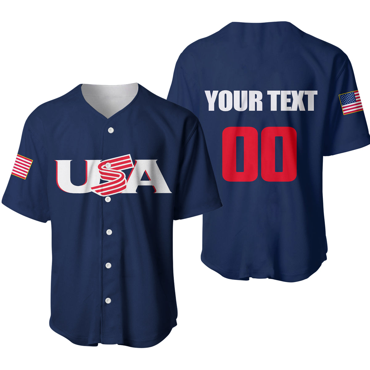 Custom Number And Name Stux 2023 American Tour Style Baseball Jersey Shirt  For Men And Women - Banantees