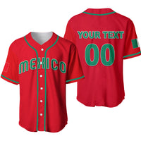 (Custom Personalised And Number) Baseball 2023 Mexico Baseball Jersey Red Style LT6 - Wonder Print Shop