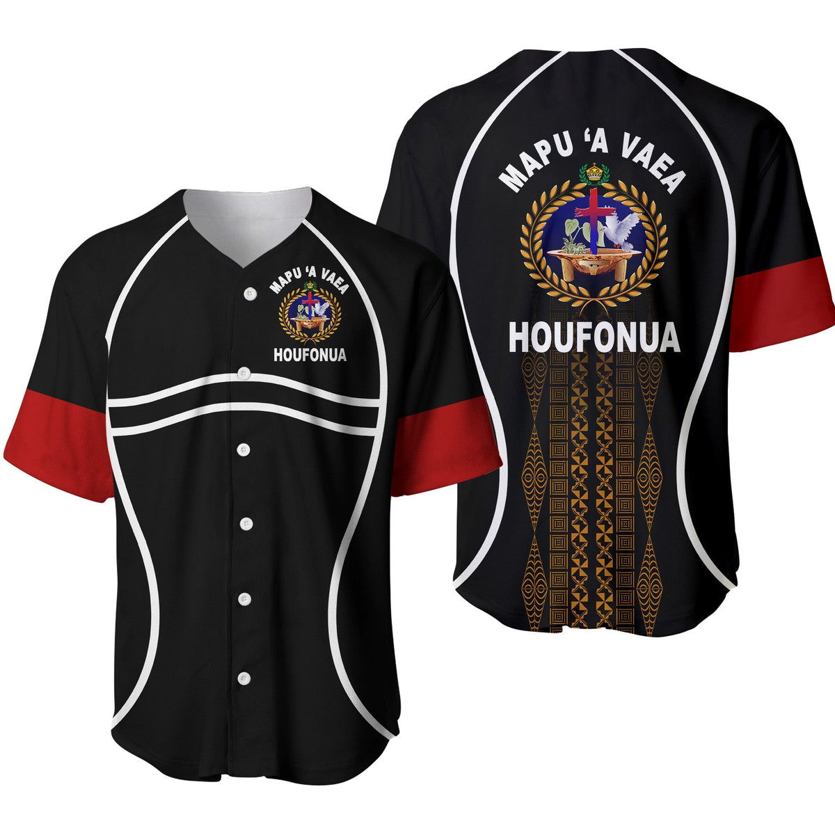 Tonga Mapu A Vaea Baseball Jersey Houfonua Original Style LT8 - Wonder Print Shop