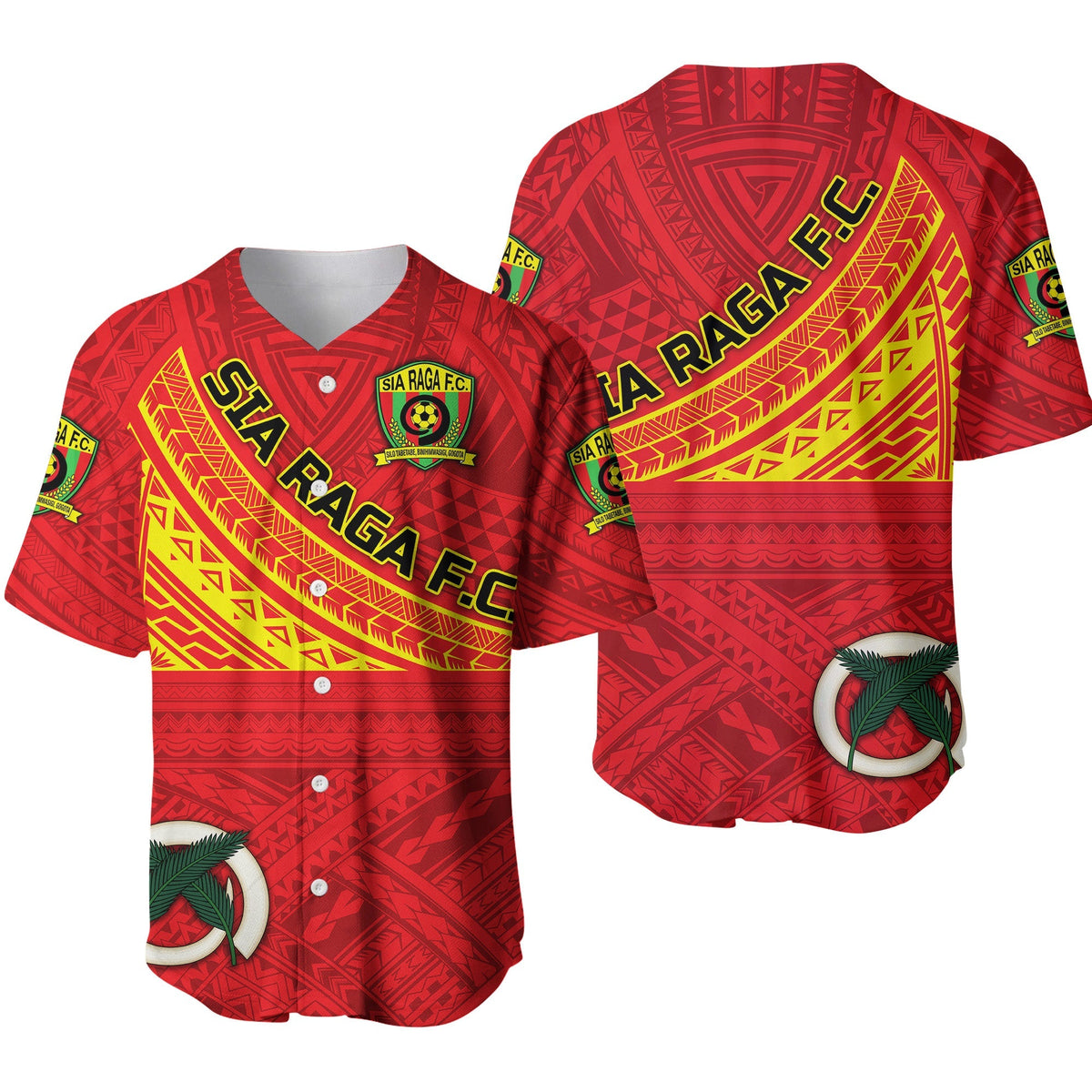 Vanuatu Sia Raga Football Club Baseball Jersey Original Style LT8 - Wonder Print Shop