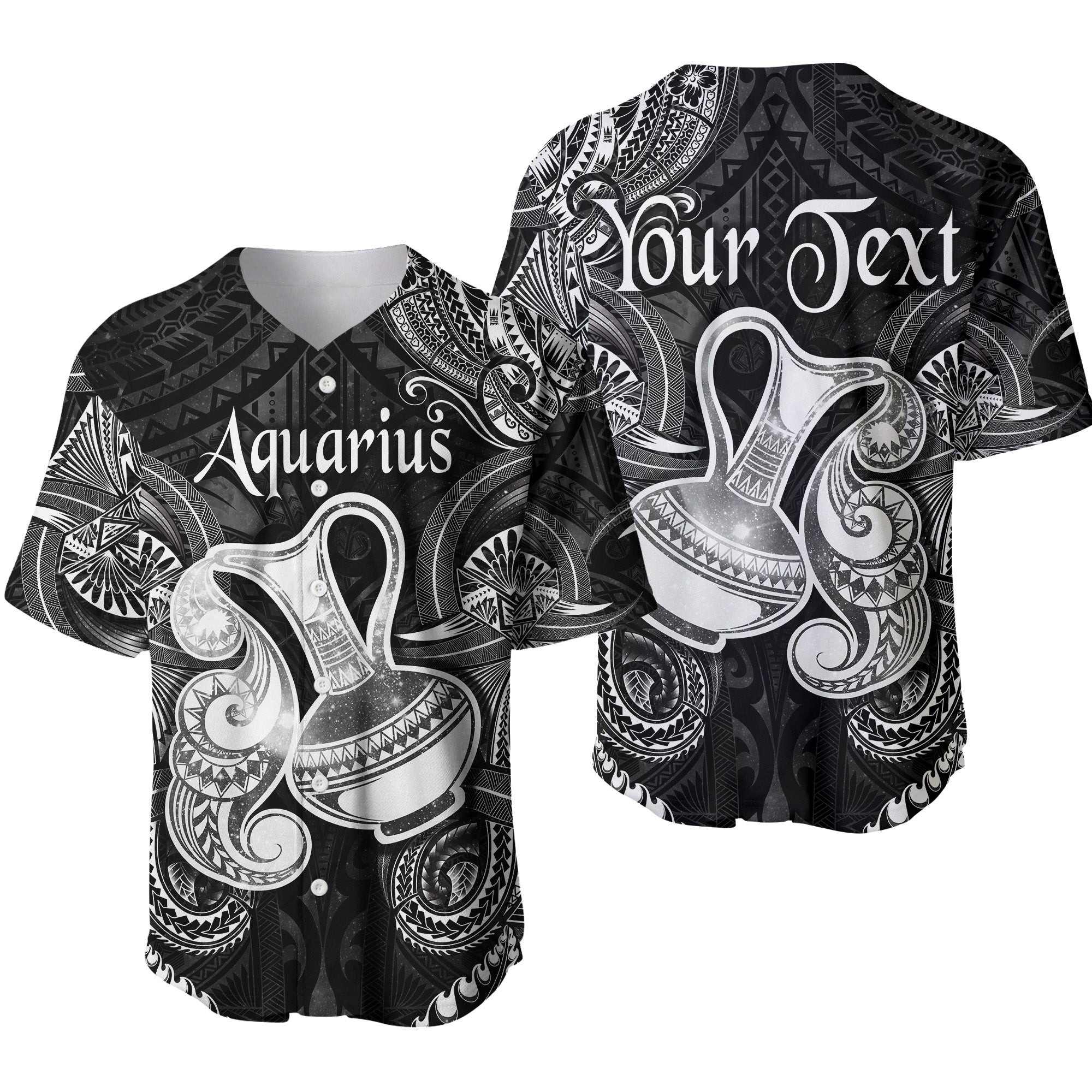 custom-personalised-aquarius-zodiac-polynesian-baseball-jersey-unique-style-black