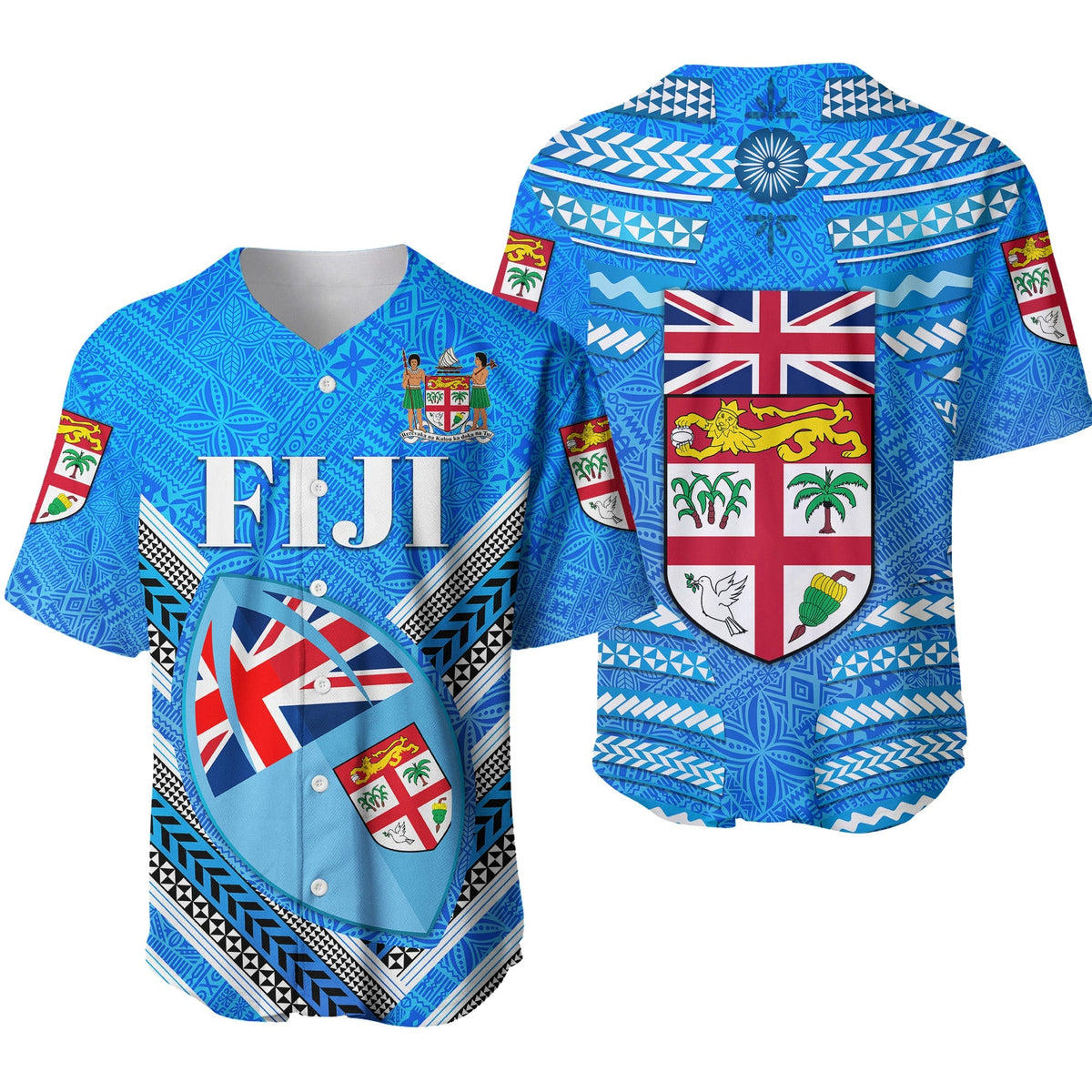Fiji Day Baseball Jersey Creative Style LT8 - Wonder Print Shop