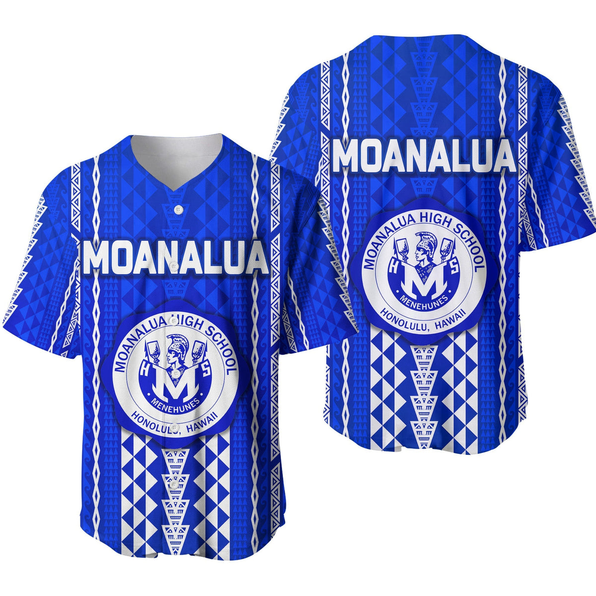 Hawaii Moanalua High School Baseball Jersey Simple Style LT8 - Wonder Print Shop