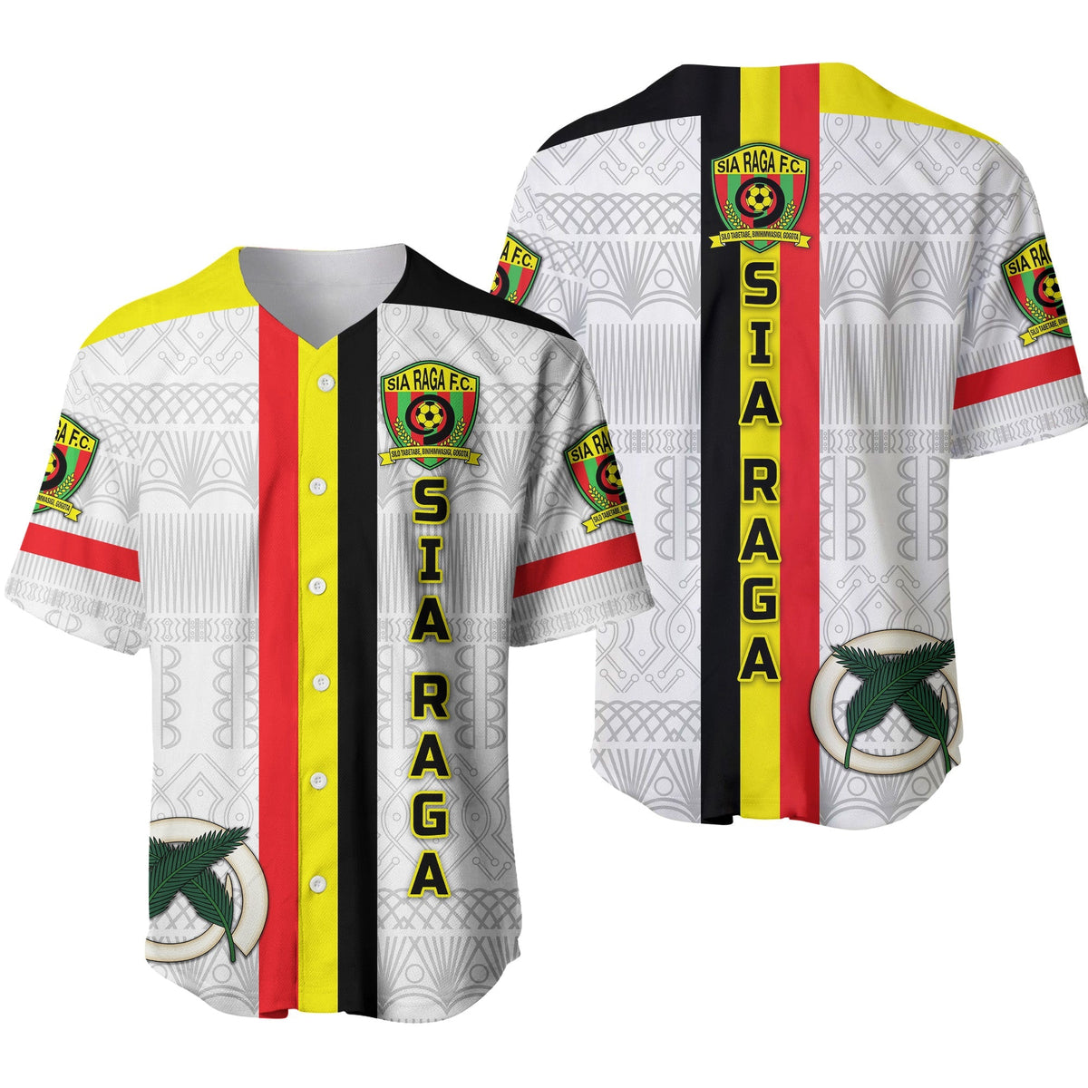 Vanuatu Sia Raga Football Club Baseball Jersey Simple Style LT8 - Wonder Print Shop