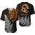 Leo Zodiac Style Maori Baseball Jersey Orange Lion LT13 - Wonder Print Shop