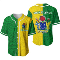 Cook Islands Baseball Jersey Half Style LT13 - Wonder Print Shop