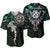 Aotearoa Paua Shell Baseball Jersey Maori Manaia and Fish LT13 - Wonder Print Shop